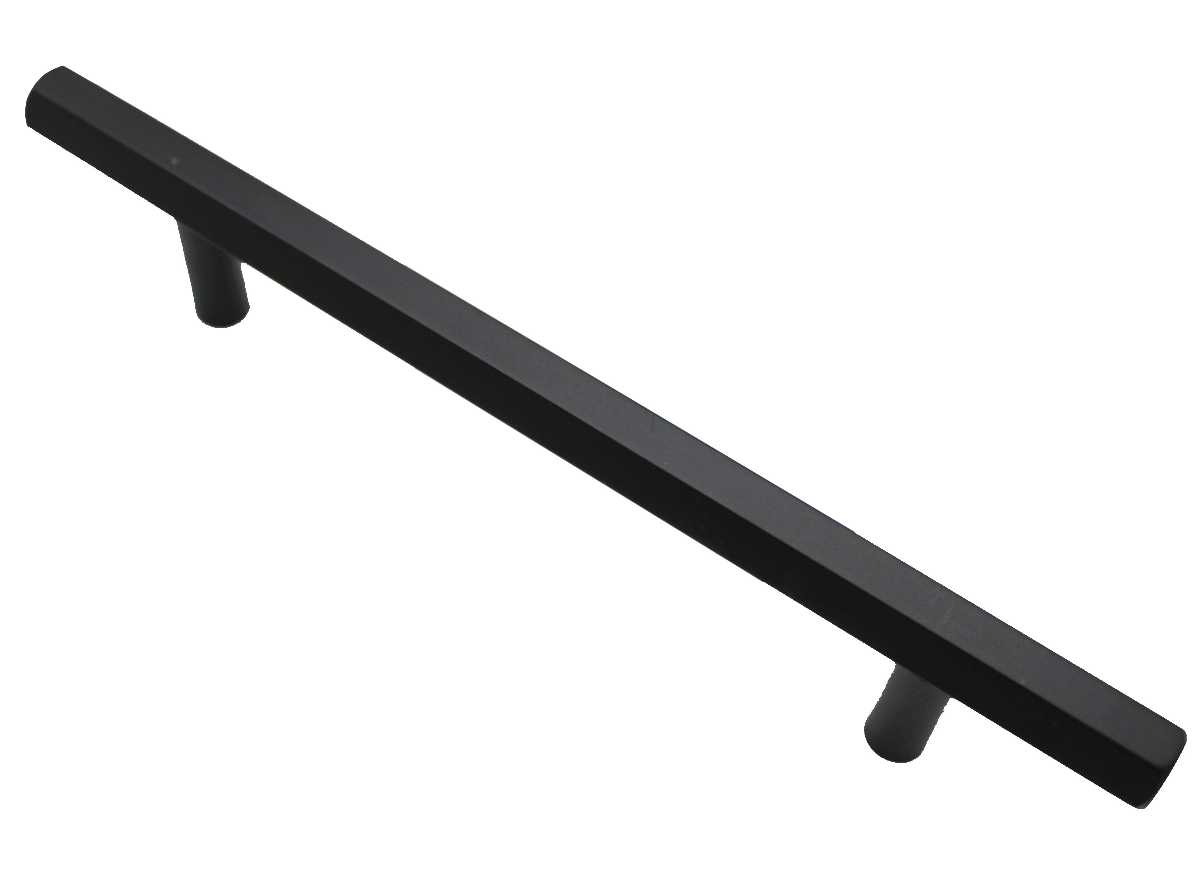 Robustline Cupboard Handles & Knobs Cupboard Handles Aluminum Handle Matt Black, Al-3014 Cabinet Furniture Knob